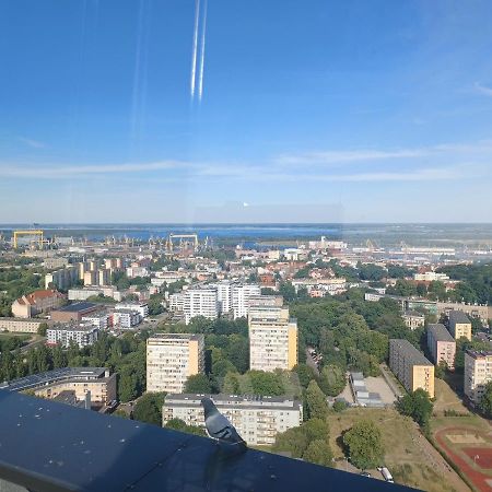 Hanza Tower Ajp Lux Apartment Estetino Exterior foto