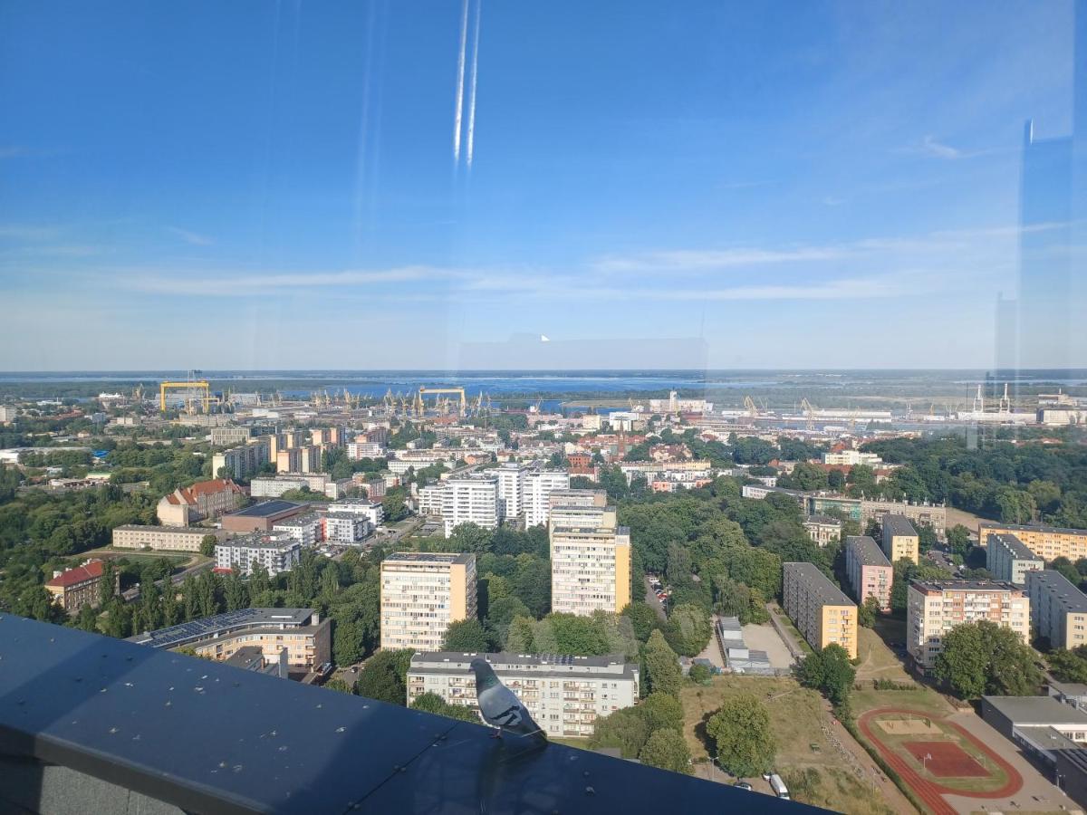 Hanza Tower Ajp Lux Apartment Estetino Exterior foto